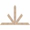 Ekena Millwork Saratoga Smooth Timber Gable Bracket, Douglas Fir, 72"W x 48"H x 1 1/2"D x 5 1/2"F, 16/12 Pitch GBW072X48X0206SAR00SDF - alternate 1